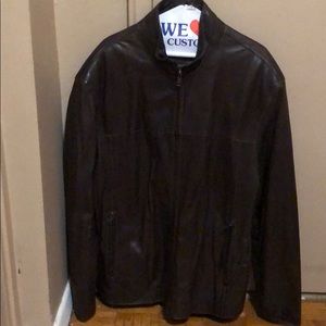 XL Brown MARC NEW YORK Lambskin Leather